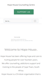 Mobile Screenshot of hopehouse.org.za