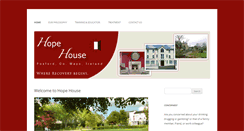 Desktop Screenshot of hopehouse.ie